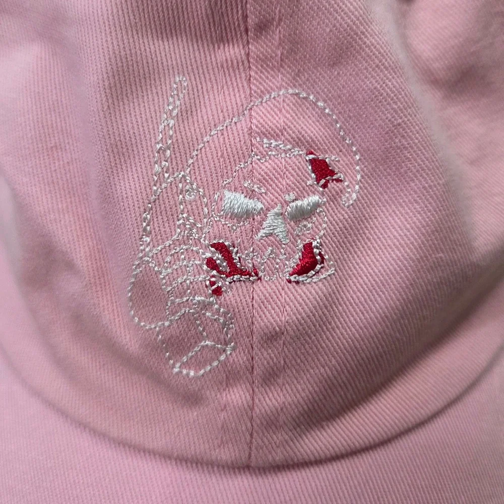 Bad Influence Pink Embroidered Logo Baseball Cap Hat‎ Women OSFA